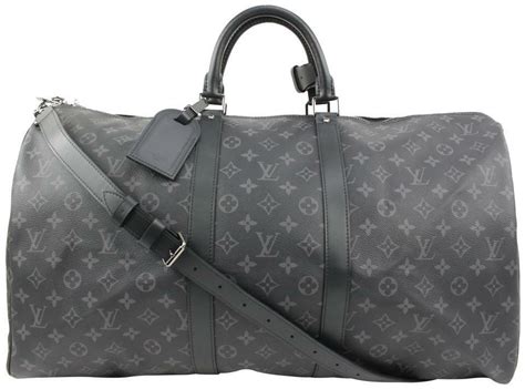 lv duffle bag grey|louis vuitton 55 duffle bag.